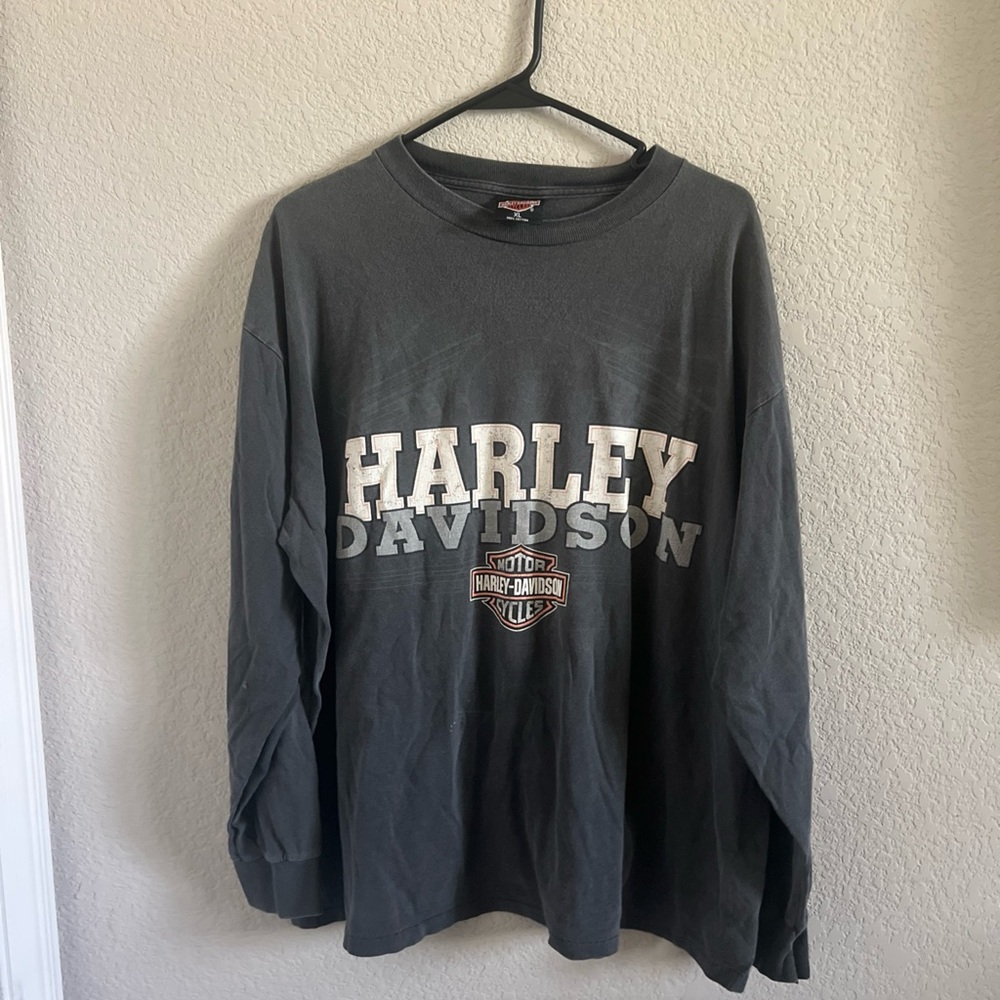 Harley-Davidson Gray Long Sleeve Tee